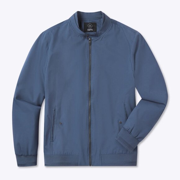 CUTS men's navy bomber jacket size medium